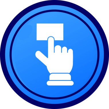 el imleç simgesi, vektör illüstrasyonu basit tasarım