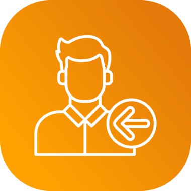 İnsan simgesinin vektör illüstrasyonu