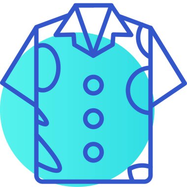 shirt simgesi vektör illüstrasyonu