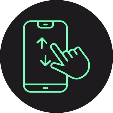 hareket eden telefon vektör çizim