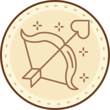 Modern simgenin vektör illüstrasyonu