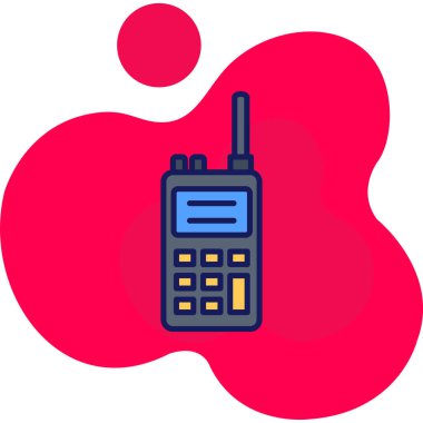 - Telefon. Web simgesi basit illüstrasyon