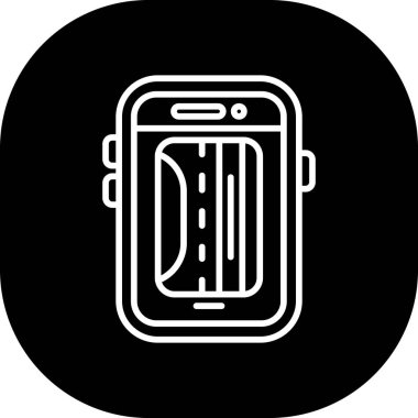 akıllı telefon simgesi, basit biçim