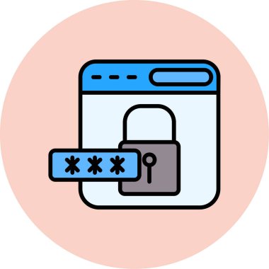 Ağ simgesi. vektör illüstrasyonu