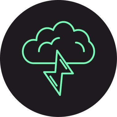 vektör Bulut simgesi illüstrasyonu