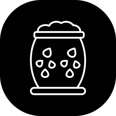 Gıda simgesinin vektör illüstrasyonu