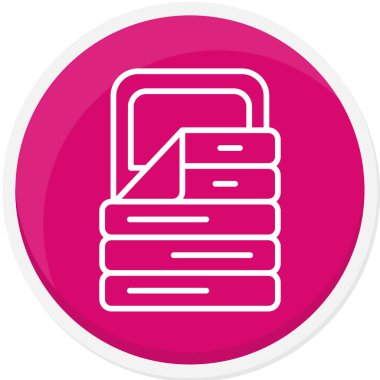 Modern simgenin vektör illüstrasyonu