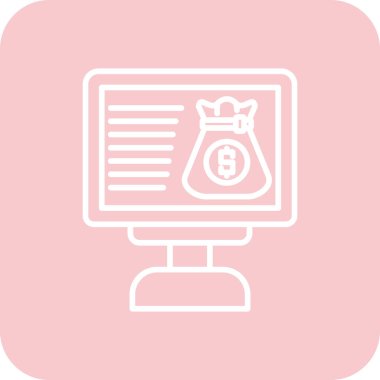 seo modern simgesinin vektör illüstrasyonu