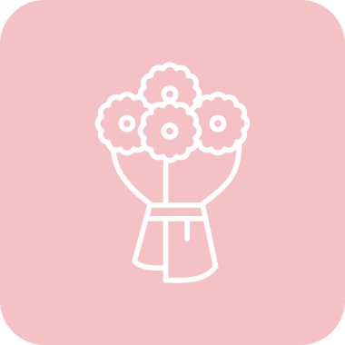 Beyaz arkaplan vektör illüstrasyonunda güzel çiçek 10 birim