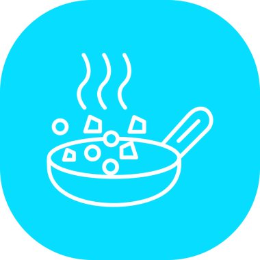 Çorba. Web simgesi basit illüstrasyon