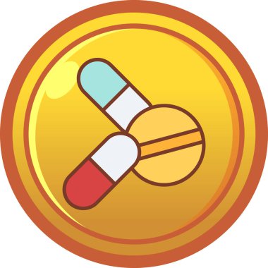 eczane simgesi, düz stil