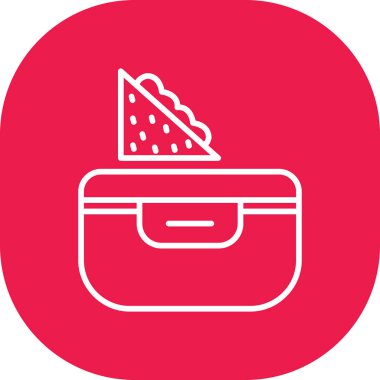 Gıda simgesinin vektör illüstrasyonu