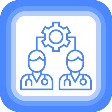 İnsan simgesinin vektör illüstrasyonu