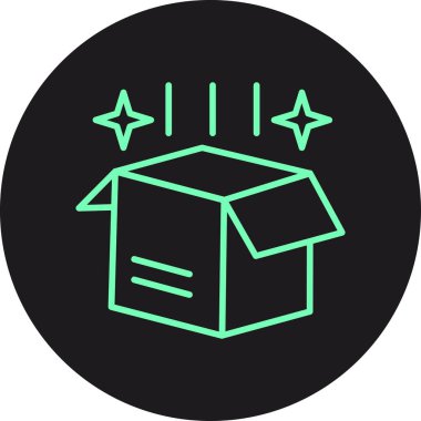 Bir alışveriş poşeti simgesinin vektör çizimi