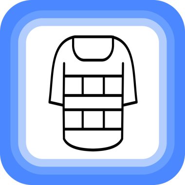 sırt çantası simgesi, basit vektör illüstrasyonu