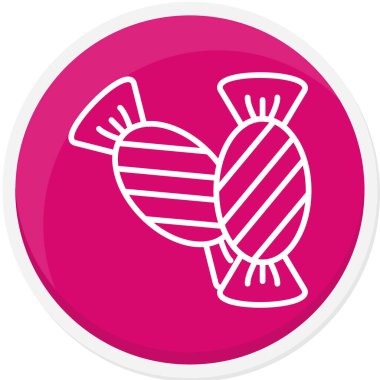 Şirin pembe bir kuşun vektör çizimi