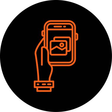 vektör telefon simgesi çizimi