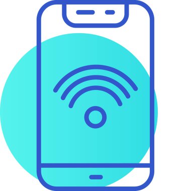 mobil telefon simgesi vektör tasarımı