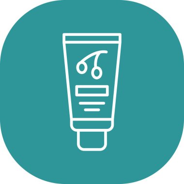 krem simge vektör çizim