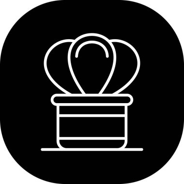 Kişisel ve ticari kullanım için vektör çiçek simgesi.