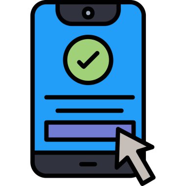 Telefon simgesi vektör illüstrasyonu