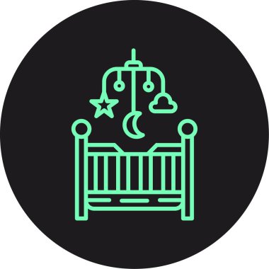 bebek ikonu vektör illüstrasyonu