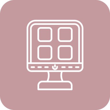 seo modern simgesinin vektör illüstrasyonu