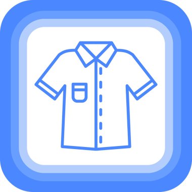 Gömlek. Web simgesi basit illüstrasyon