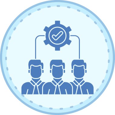 İş ve finans simgesinin vektör illüstrasyonu