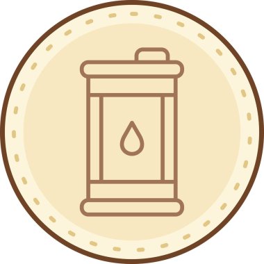 Mum simgesi vektör illüstrasyonu