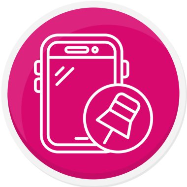 cep telefonu ikonu vektör illüstrasyonu