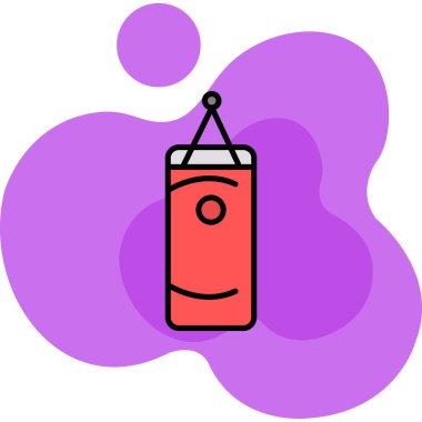 Yangın. Web basit illüstrasyonu