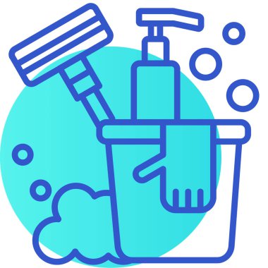 fırça el fırçası simgesi doldurulmuş dış hat biçimi