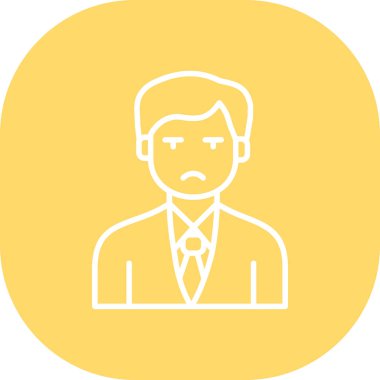 avatar erkek kullanıcı simgesi düz biçimli