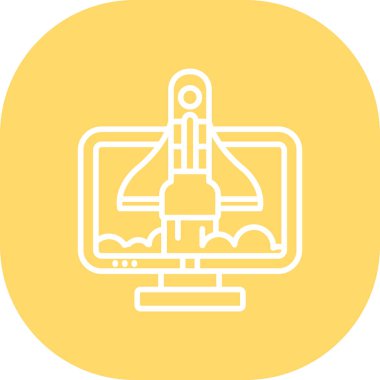 Modern eğitimin vektör illüstrasyonu ikon eksikliği