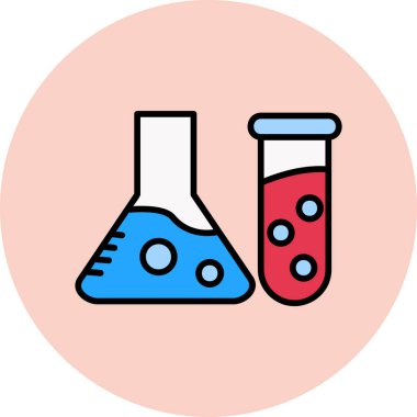 Bilim simgesi vektör illüstrasyonu