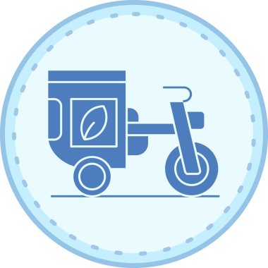 bisiklet yemeği ikonu doldurulmuş ana hatlar biçiminde