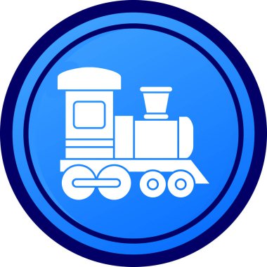 Tren ikonu. İllüstrasyon tasarımı. 10 vektör çizimi