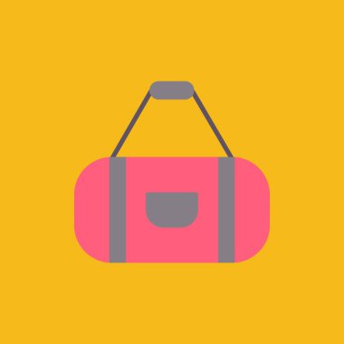 torba simgesi. düz tasarım biçimi.