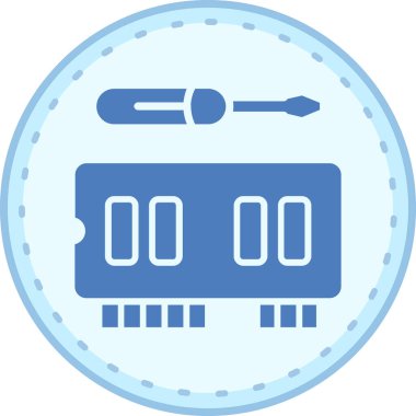 Modern bir simgenin vektör illüstrasyonu