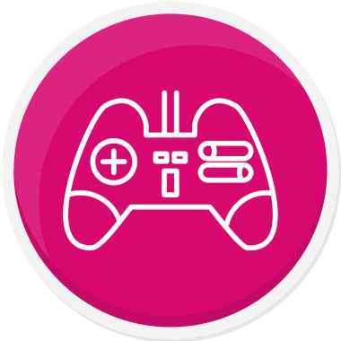 Denetleyici simgesi, vektör illüstrasyonu basit tasarım