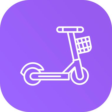 Kişisel ve ticari kullanımda vektör bisiklet simgesi.