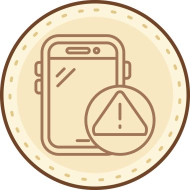 Cep telefonu. Basit resimleme