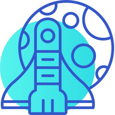 Gezegen. Web simgesi basit illüstrasyon