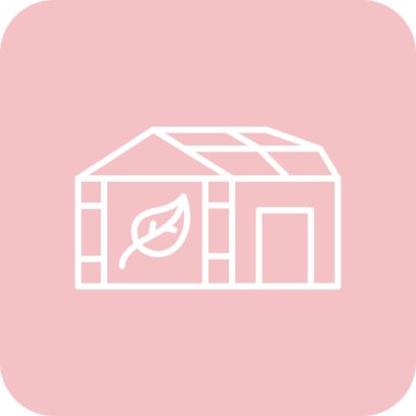 Bitki simgesinin vektör illüstrasyonu