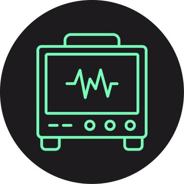 Modern simgenin vektör illüstrasyonu