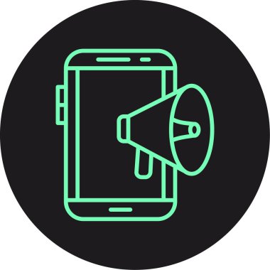 Hoparlör simgesi, vektör illüstrasyonu