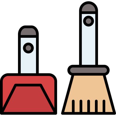araçlar ve temizlik araçları simgesi