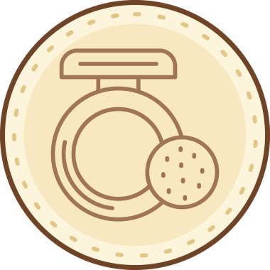 Modern simgenin vektör illüstrasyonu