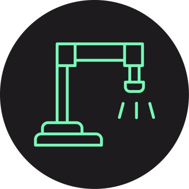 Su pompası ikon vektör illüstrasyonu